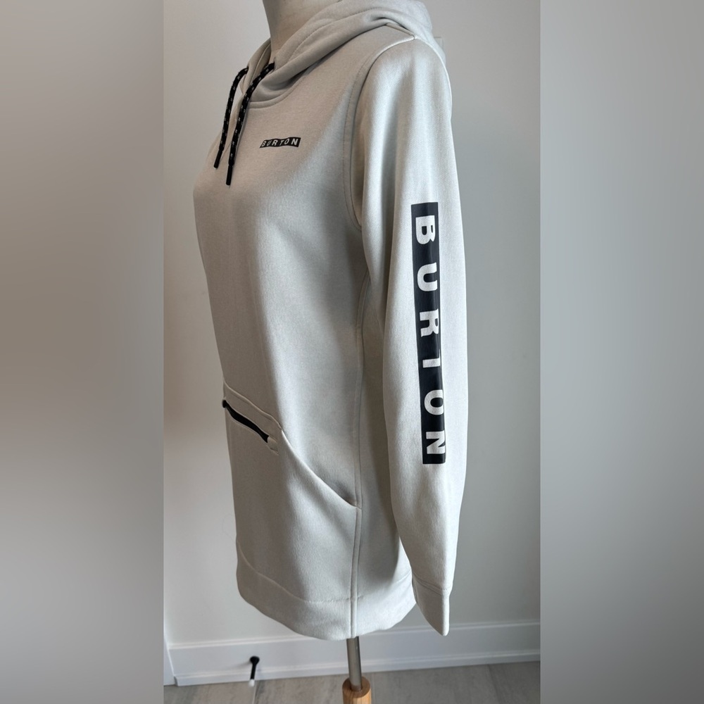 Burton Light Grey Tunic Pullover with Black Lettering‎ - Picture 4 of 8